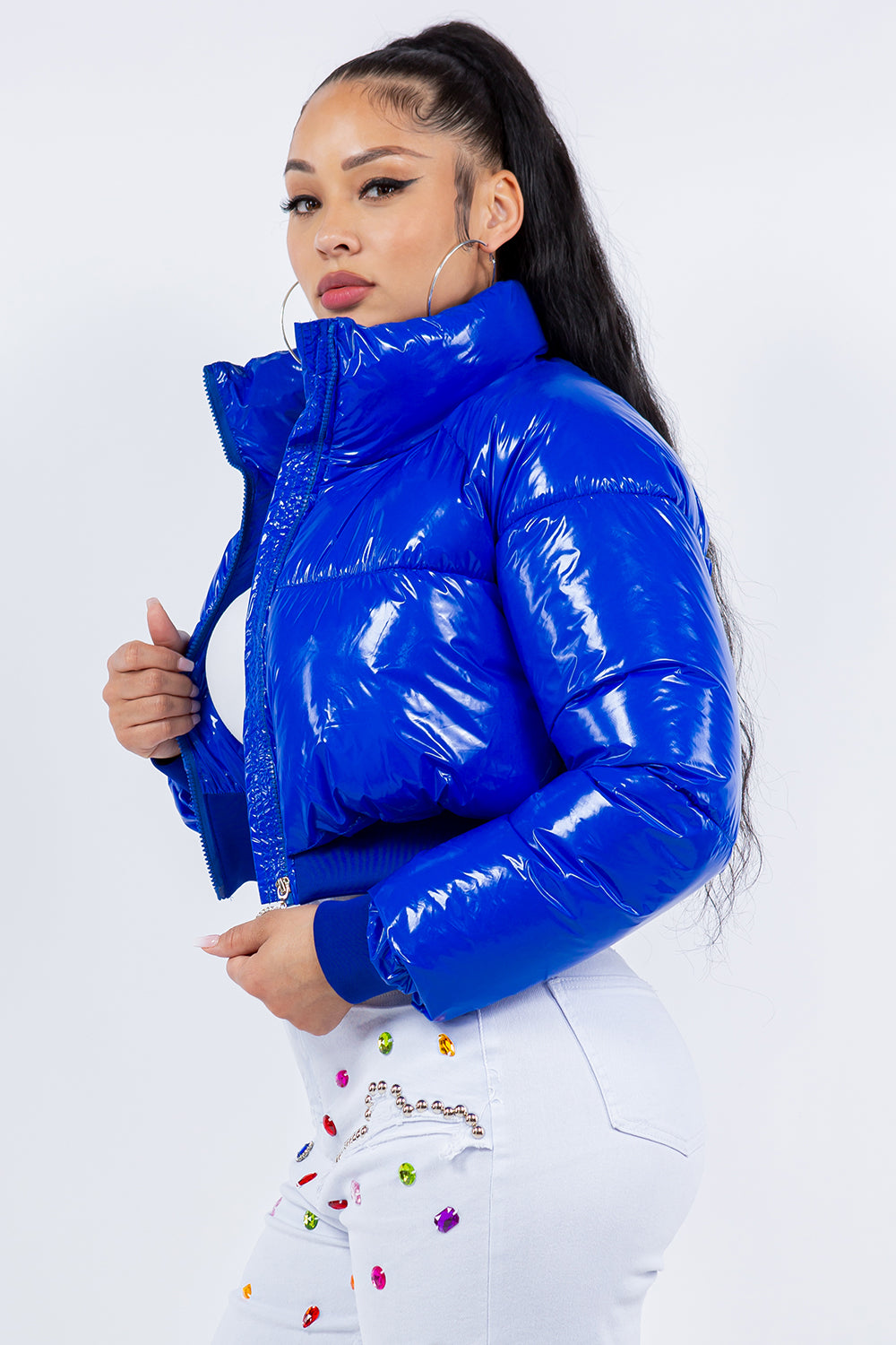 OP-230625 CROPPED PUFFER JACKET  6 PIECES 2/S 2/M 2/L