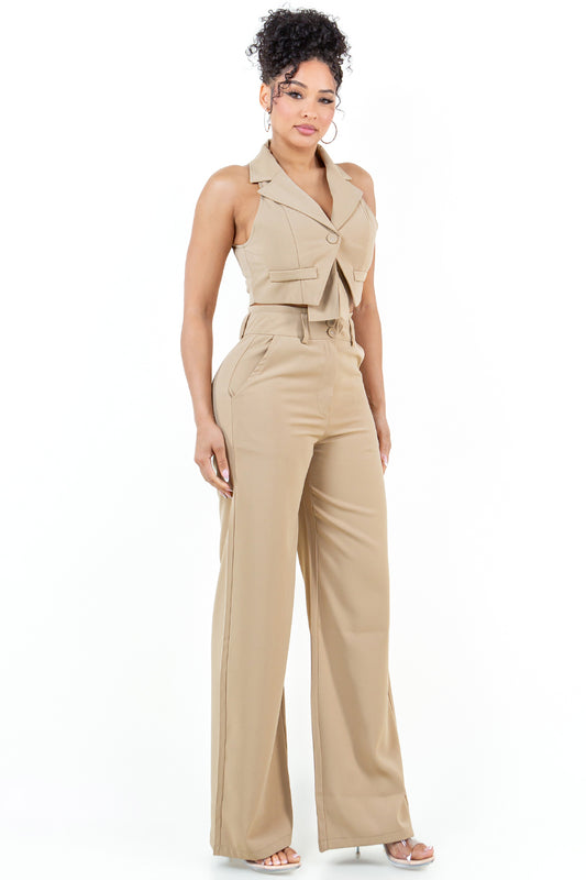 OP-4606 2 PIECE SET VEST AND PANTS 6 PIECES 2/S 2/M 2/L