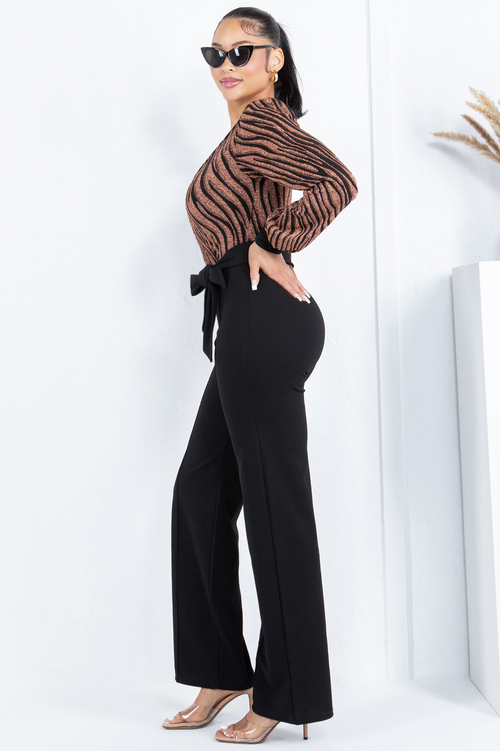 G-412 JUMPSUIT TOP AND STRAIGHT LEG PANTS 6 PIECES 2/S 2/M 2/L (Copy)