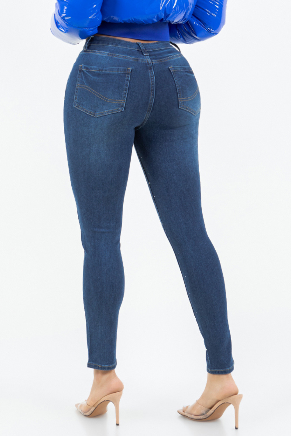 OP-910290 EMBELLISHED MID RISE SKINNY JEANS 12 PIECES PAKCAGE